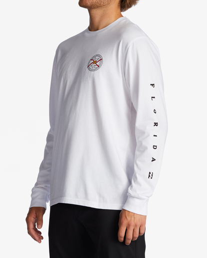 1 Florida Salute Long Sleeve T-Shirt White ABYZT01752 Billabong