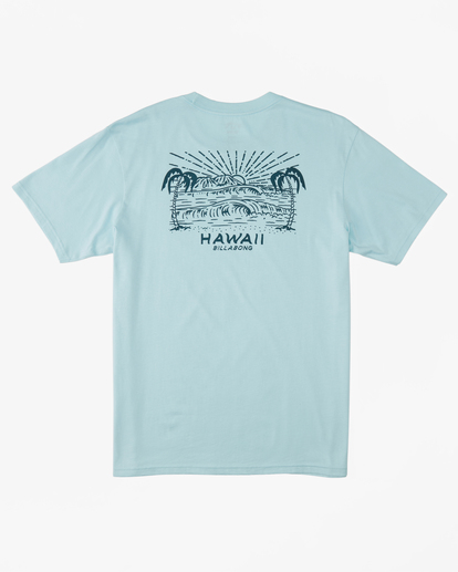 5 Hawaii Lookout T-Shirt Blue ABYZT01756 Billabong