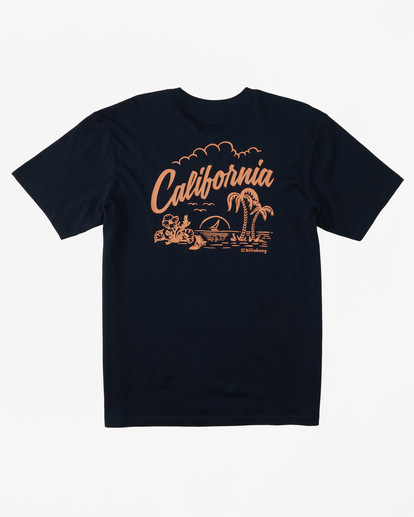 5 CA Greeter T-Shirt Blue ABYZT01758 Billabong