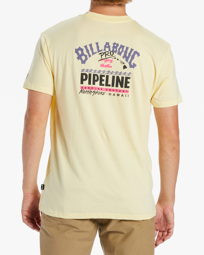 2 Pro Pipeline Short Sleeve T-Shirt Yellow ABYZT01906 Billabong