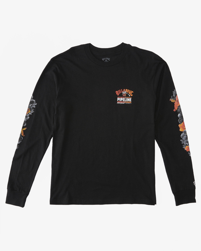 4 Pipeline Floral - Longsleeve für Männer Schwarz ABYZT01909 Billabong