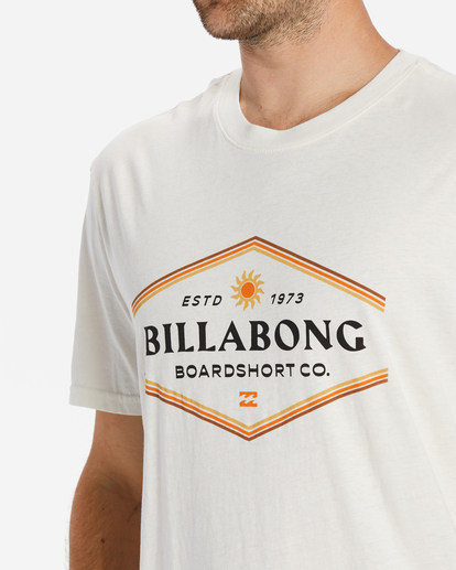 3 Walled Short Sleeve T-Shirt White ABYZT02025 Billabong