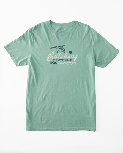 0 Social Lounge Short Sleeve T-Shirt Green ABYZT02053 Billabong