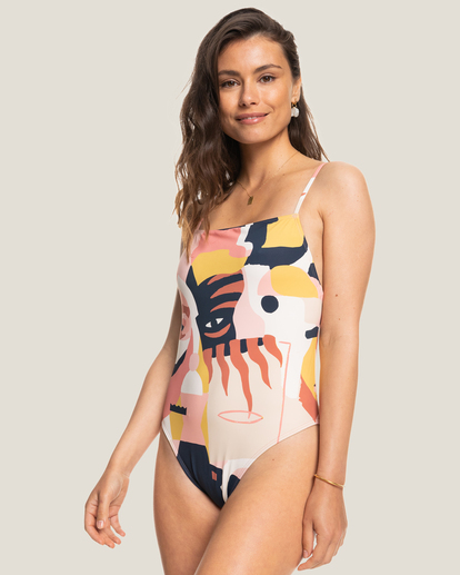 1 Madi Square - Bañador Entero para Mujer Marron C3SW22BIP2 Billabong