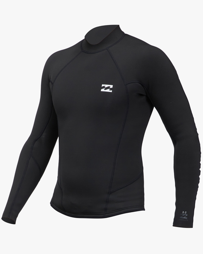 0 2/2mm Absolute Jack - Long Sleeve Wetsuit Top for Men Black C42M65BIP2 Billabong