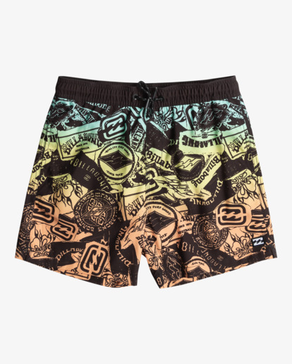 0 Good Times - Short de Natación para Chicos 8-16 Rojo EBBJV00110 Billabong