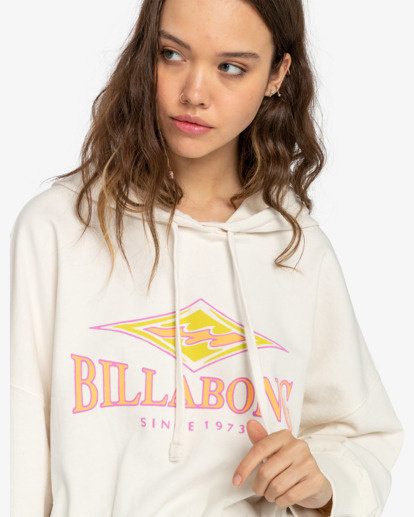 5 All Time - Sweat à capuche pour Femme Blanc EBJFT00123 Billabong