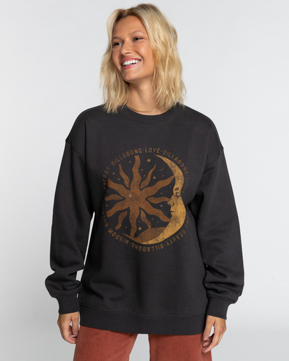 0 Energy And Wisdom - Sweatshirt for Women Black EBJSF00138 Billabong