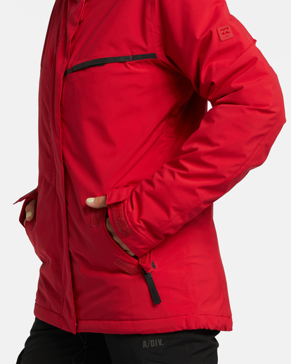 5 A/Div Eclipse 15K Insulated Snow Jacket Red EBJTJ00116 Billabong