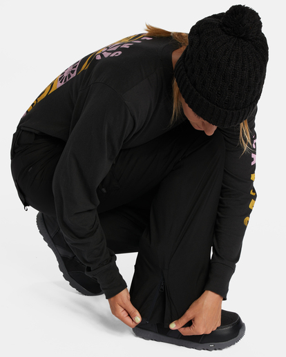 3 A/Div Nela 45K Insulated Snow Pants Black EBJTP00110 Billabong