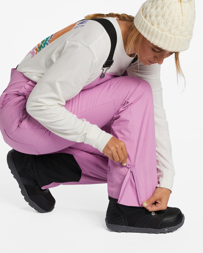 6 A/Div Riva 10K Insulated Bib Snow Pants Purple EBJTP00111 Billabong