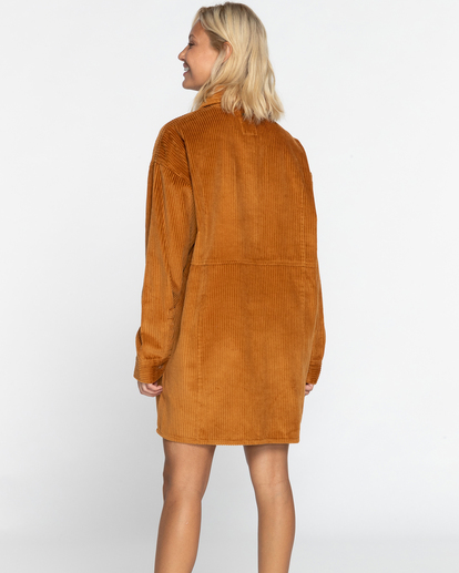 2 Winter Waves - Shirt Dress for Women Brown EBJWD00129 Billabong