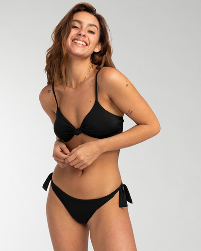 0 Sol Searcher - Top de Bikini Triangular para Mujer Negro EBJX300106 Billabong