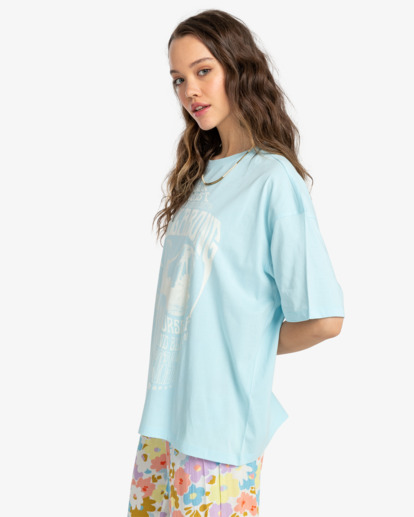 3 Immerse Yourself - T-Shirt voor Dames Blue EBJZT00258 Billabong