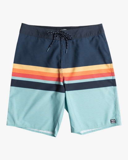 0 All Day Stripes 20" - Calções de banho pelo joelho para Homem Azul EBYBS00114 Billabong