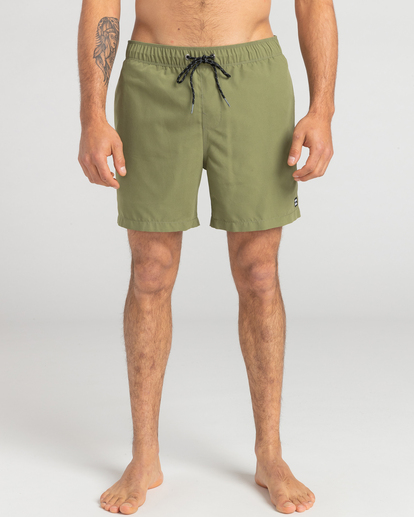 2 All Day Layback - Calções de banho pelo joelho para Homem Verde EBYJV00104 Billabong