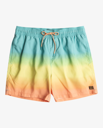 0 All Day Fade Layback 16" - Short de bain pour Homme Orange EBYJV00121 Billabong