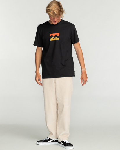 1 Team Wave - T-shirt para Homem Preto EBYZT00144 Billabong