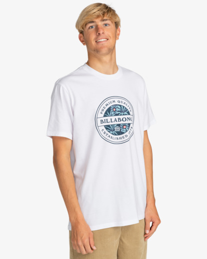 4 Rotor Fill - T-shirt pour Homme Blanc EBYZT00168 Billabong