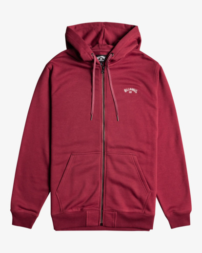 4 Arch - Sweat à capuche zippé pour Homme Rouge F1FL17BIF2 Billabong