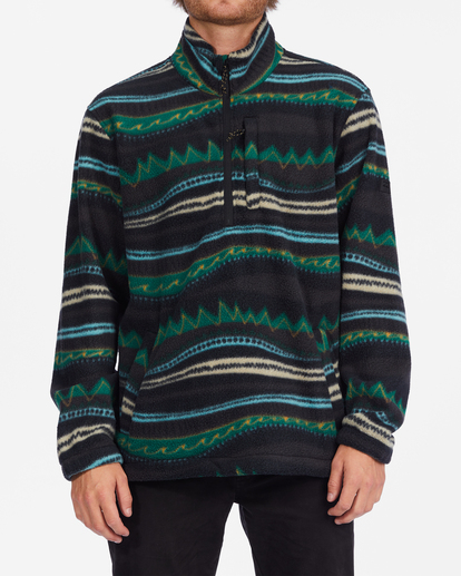 2 Boundary - Felpa con mezza cerniera e collo alto da Uomo Black F1FL26BIF2 Billabong