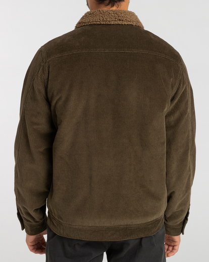 2 Barlow - Giacca trucker con fodera in sherpa da Uomo Brown F1JK35BIF2 Billabong