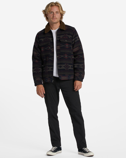 3 Barlow - Veste doublée en sherpa pour Homme Bleu F1JK41BIF2 Billabong