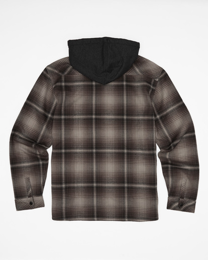 1 Furnace Bonded - Camisa de Franela con Capucha para Hombre Negro F1SH27BIF2 Billabong