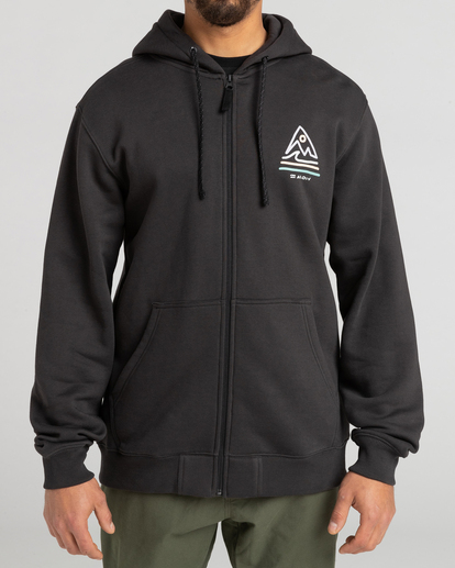 0 Peak - Zip Up Hoodie for Men Black F1ZH02BIF2 Billabong