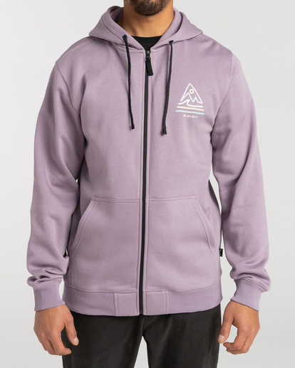 2 Peak - Sweatshirt com capuz e fecho de correr para Homem Cinza F1ZH02BIF2 Billabong