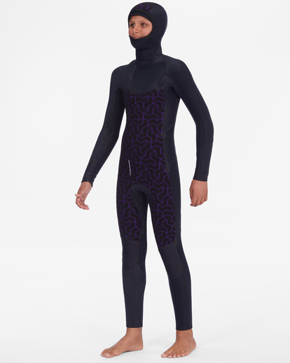 0 5/4mm Absolute - Wetsuit met een borstrits en capuchon voor Jongens  F45B36BIF2 Billabong