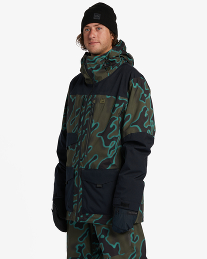 4 Prism - Snowboardjack voor Heren Gray F6JM23BIF2 Billabong