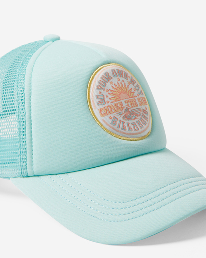 5 Girls' Ohana Trucker Hat Blue GAHWQBOH Billabong