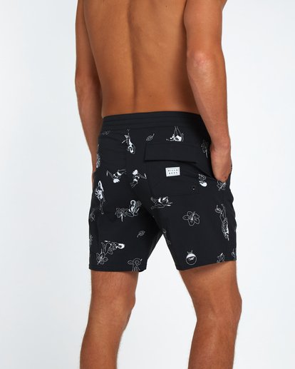 5 Sean Morris Lo Tides 17" Boardshort Black H1BS24BIP8 Billabong