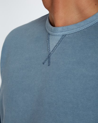 4 Wave Washed Crew Fleece Blue H1FL03BIP8 Billabong