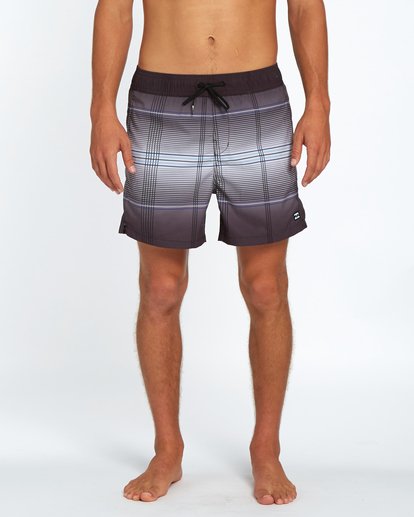 6 All Day Geo Laybacks 16" Boardshort Black H1LB15BIP8 Billabong