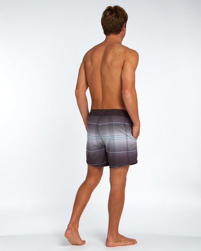 2 All Day Geo Laybacks 16" Boardshort Black H1LB15BIP8 Billabong