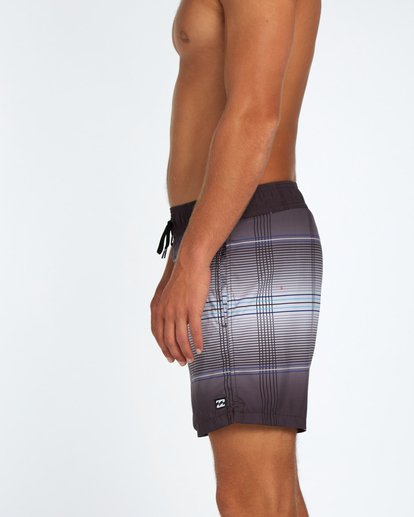 4 All Day Geo Laybacks 16" Boardshort Black H1LB15BIP8 Billabong