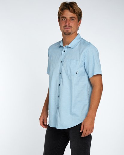 2 All Day Helix Shirt Blue H1SH05BIP8 Billabong