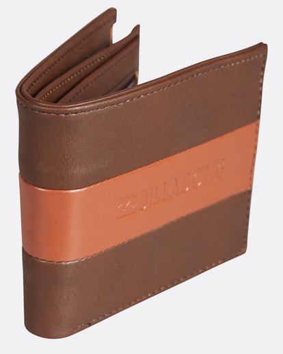 2 Tribong Big Bill Wallet Brown H5WM07BIP8 Billabong