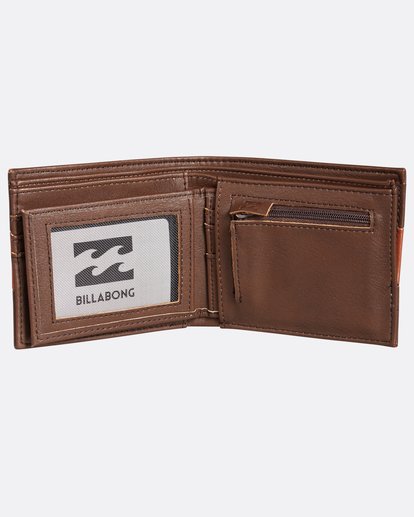 4 Tribong Big Bill Wallet Brown H5WM07BIP8 Billabong