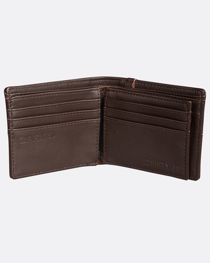 3 Fifty50 Wallet Brown H5WM08BIP8 Billabong