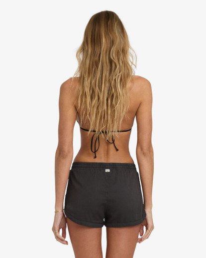 2 Road Trippin Elastic Waist Shorts Black J202EROA Billabong