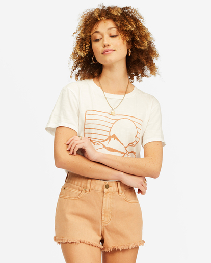 0 Drift Away Frayed Shorts Brown J250UBDR Billabong