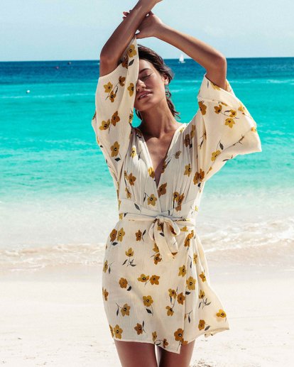 Billabong island best sale wrap dress