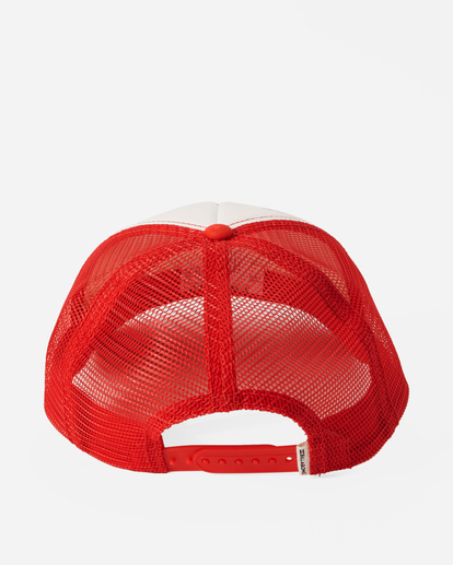 5 Pitstop Trucker Hat Red JAHT7PIT Billabong