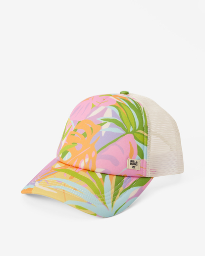 2 Heritage Mashup - Boné Trucker para Mulher Verde JAHTBHER Billabong