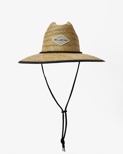 8 Tipton Straw Lifeguard Hat White JAHWNBTI Billabong