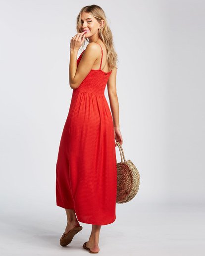 billabong sugared life midi dress