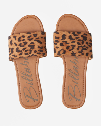 billabong leopard sandals